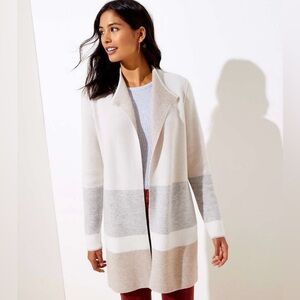 NWT- LOFT Petite Reversible Coatigan